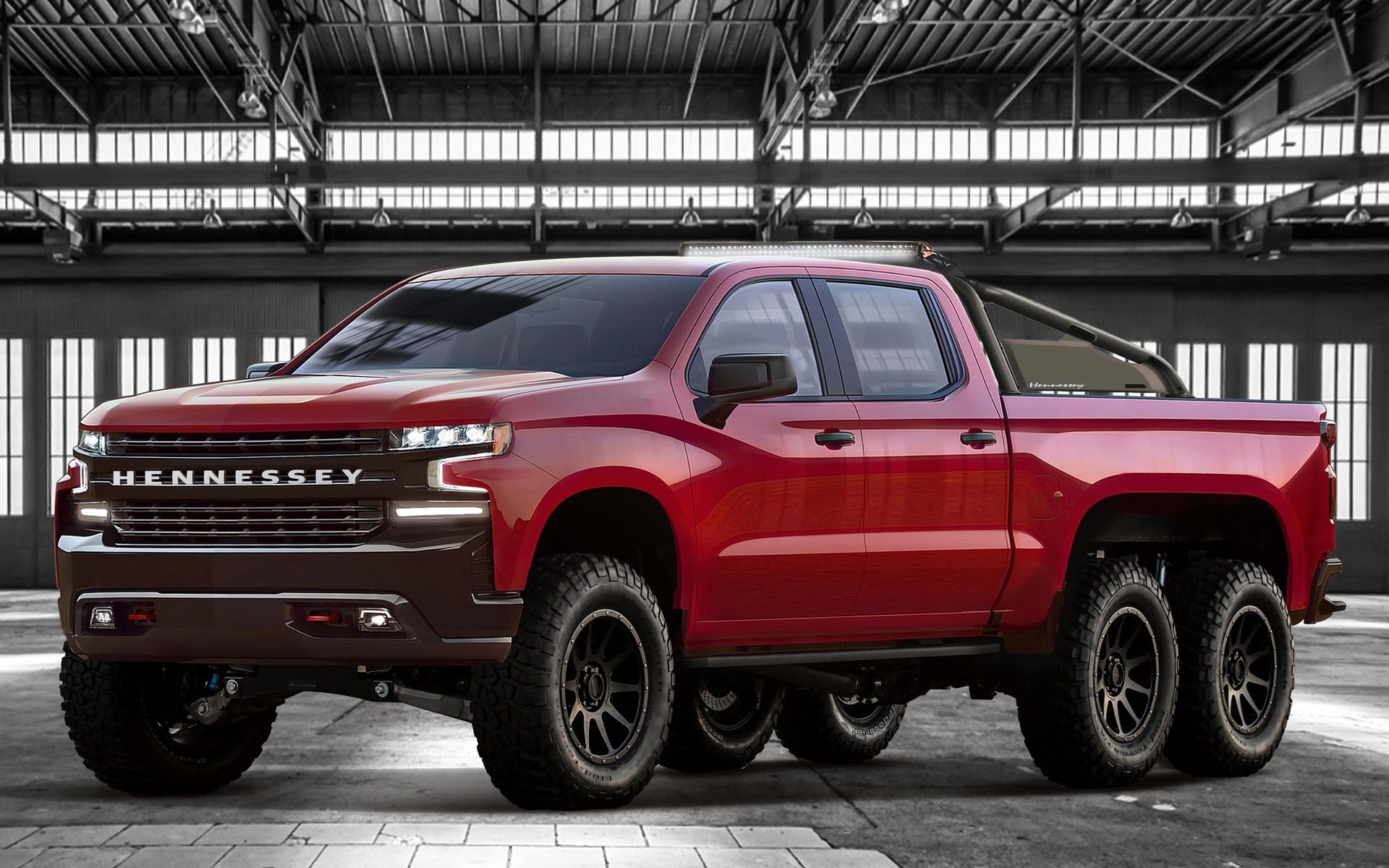 Un Chevrolet Silverado à six roues signé Hennessey