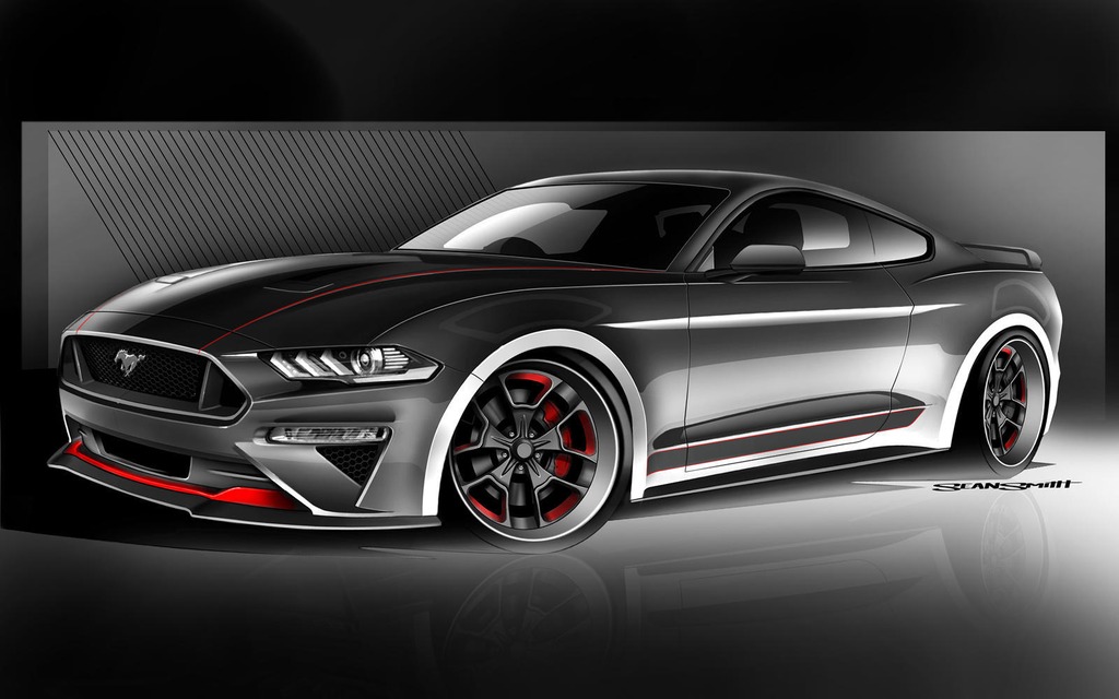Cinq Ford Mustang modifiées pour SEMA
