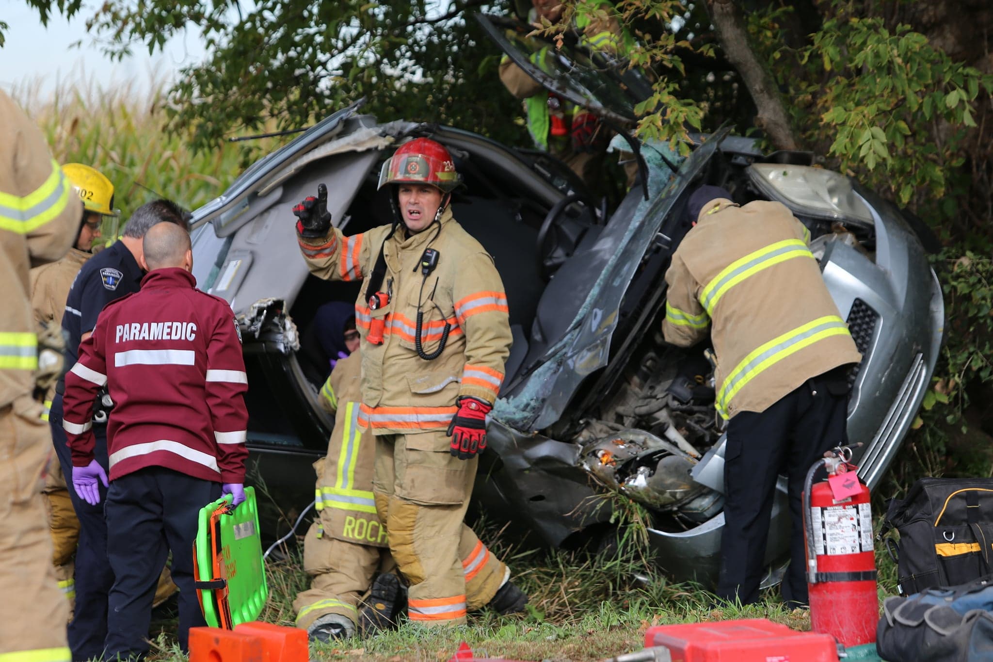 Accident de la route à Saint-Constant