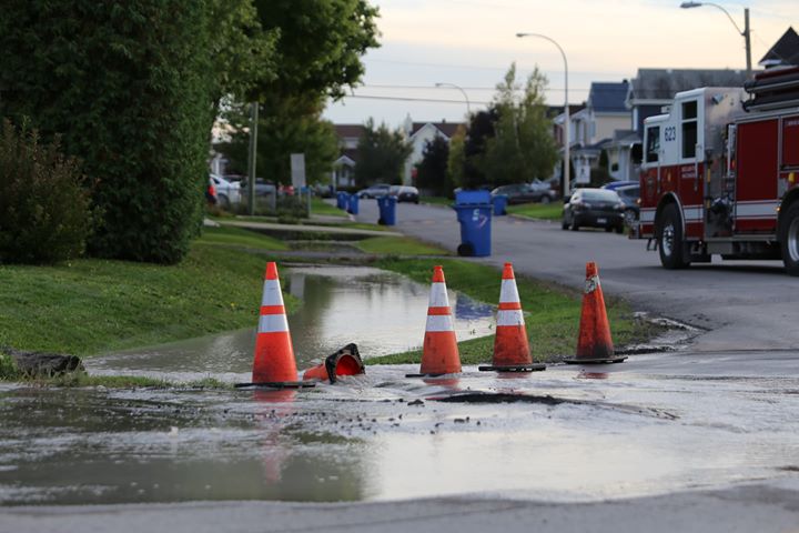 Bris d’aqueduc à Saint-Constant