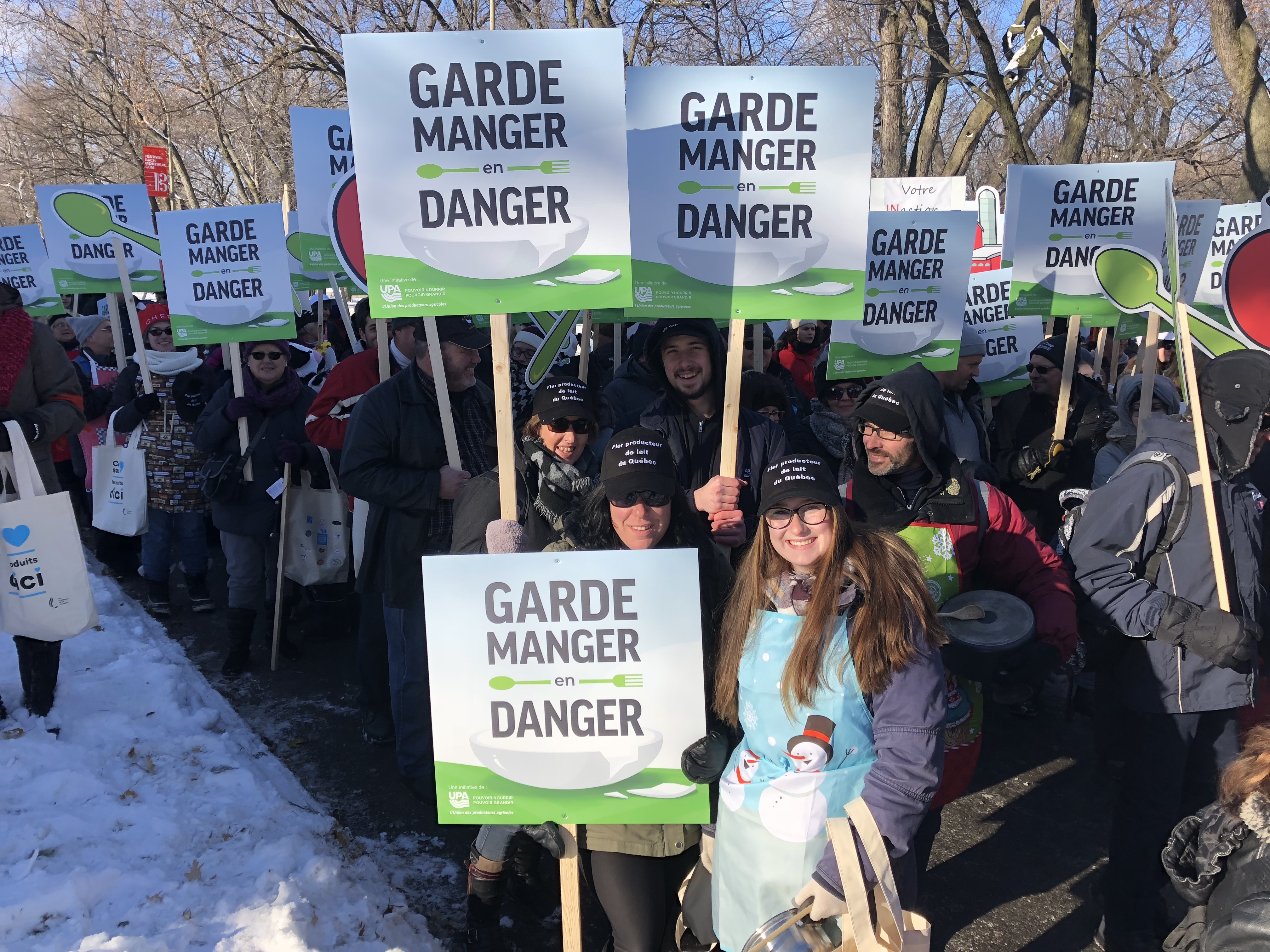 Une marche pour soutenir l’agriculture d’ici