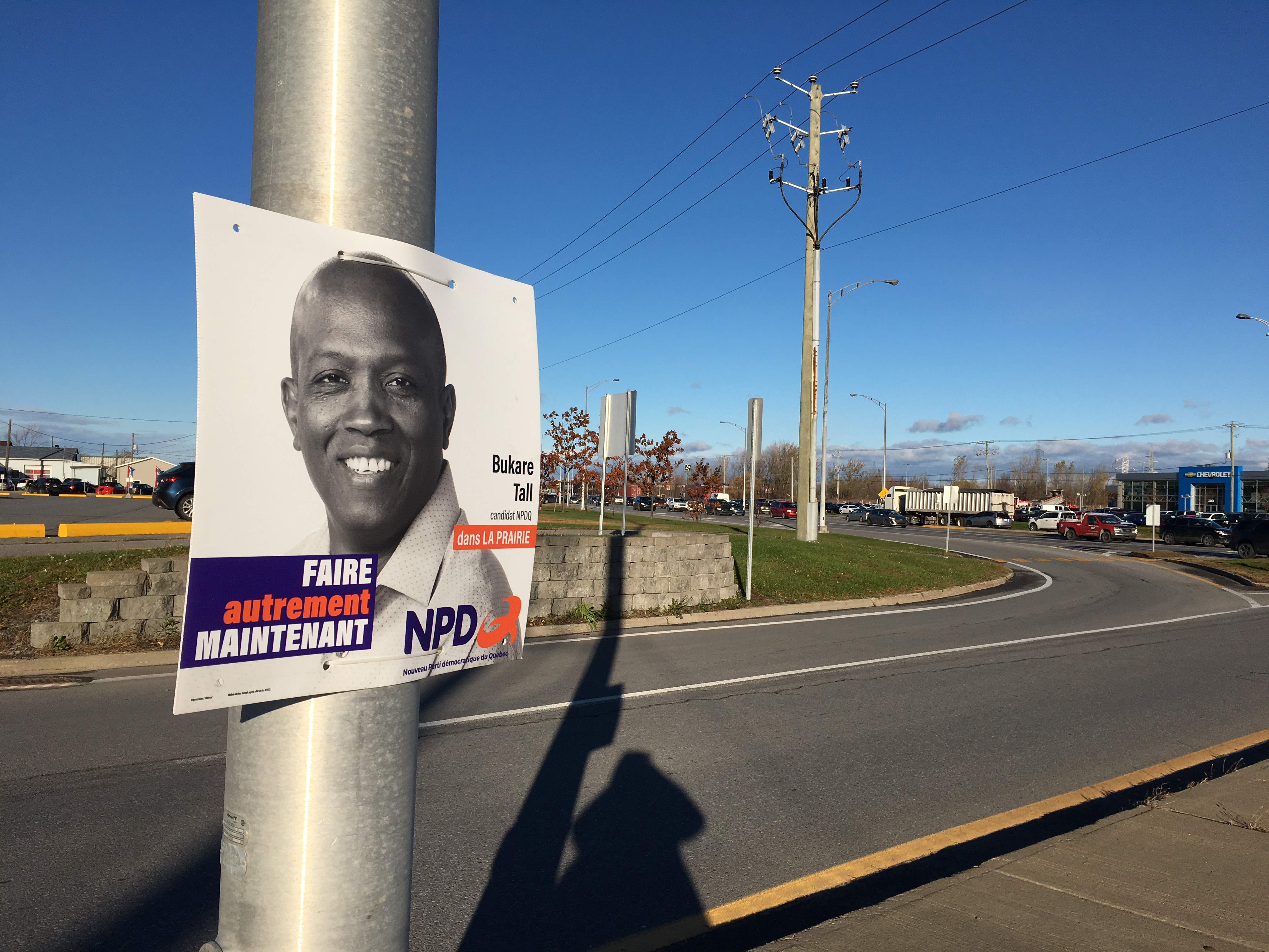 Des affiches électorales en infraction