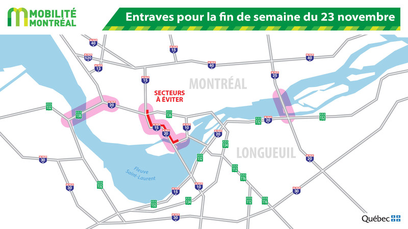 Travaux au pont Mercier en fin de semaine