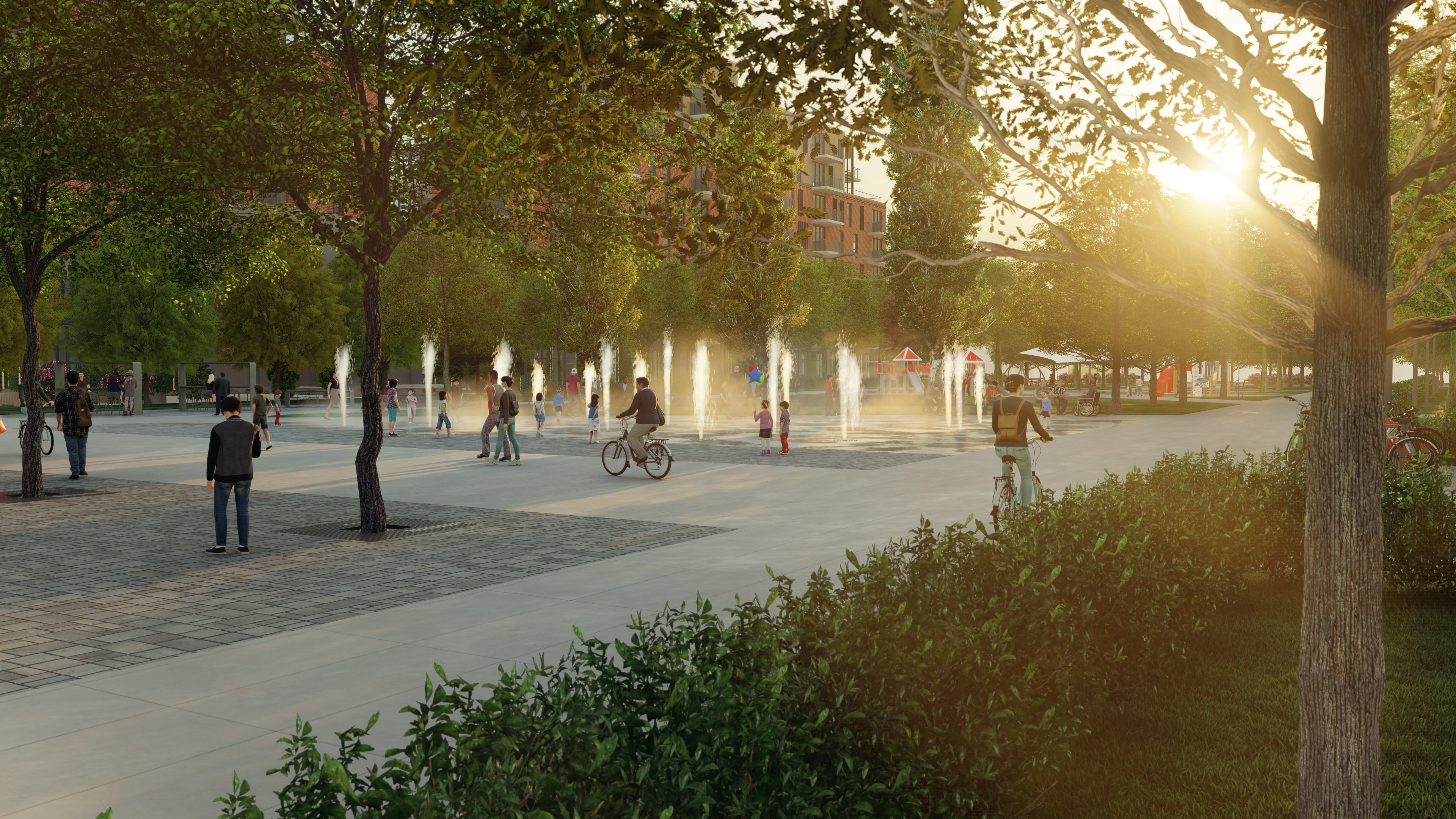 Une place publique de 4 M $ au cœur du Square Candiac