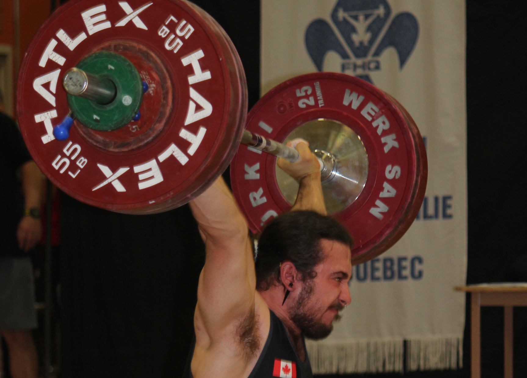 Enzo Dias repousse encore ses limites en haltérophilie