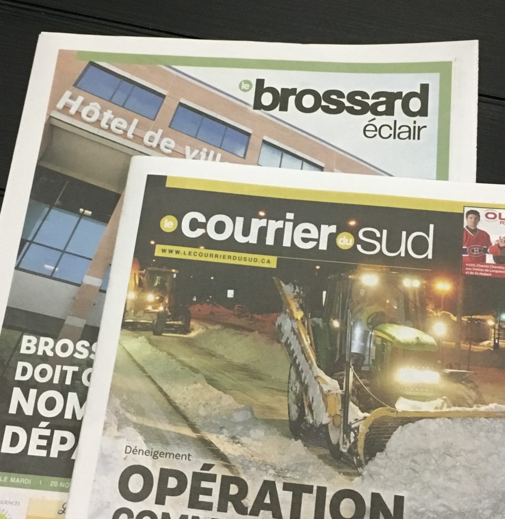 Le Courrier du Sud et Le Brossard Éclair désormais réunis
