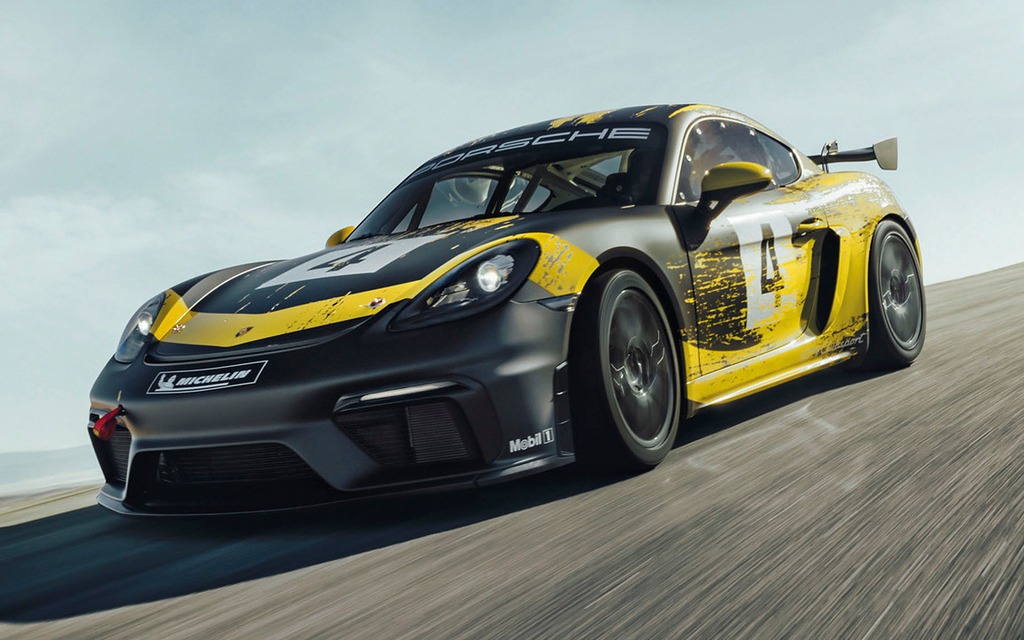 Porsche 718 Cayman GT4 Clubsport: six cylindres et 425 chevaux
