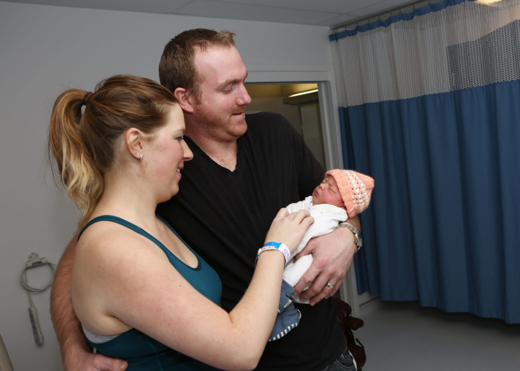Charlotte et Samy premiers bébés de 2019 dans la région