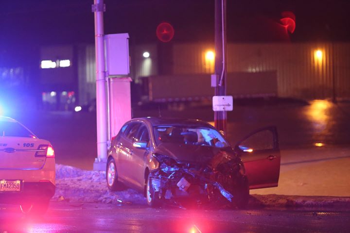 Collision entre deux voitures sur la route 132 à Delson