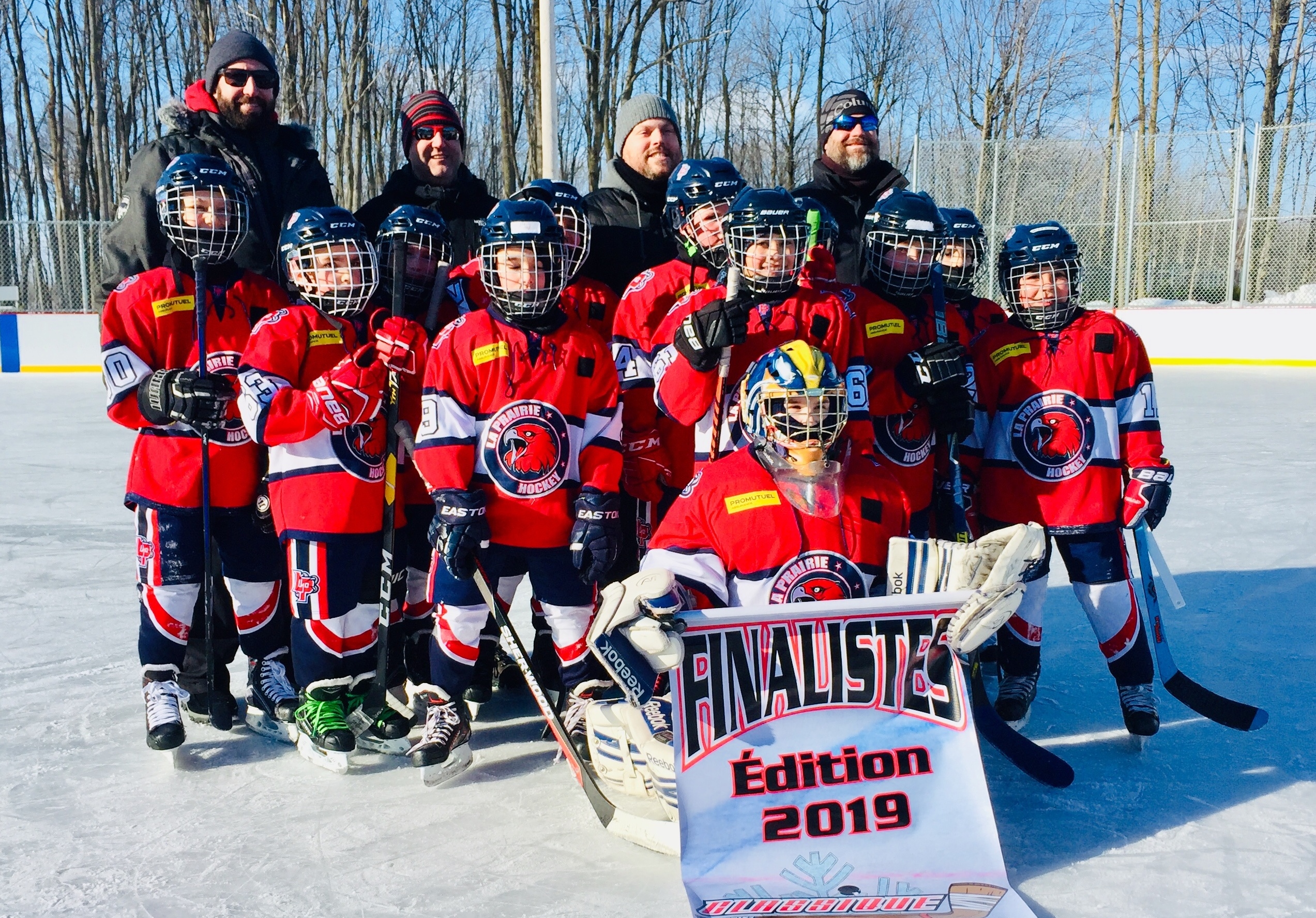 Les Hawks de La Prairie en finale