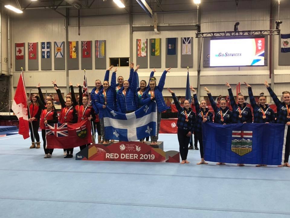 Les gymnastes du club Équilibrix brillent aux Jeux du Canada