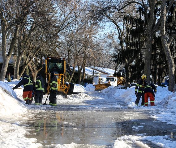 Le bris d’aqueduc sur l’avenue Adams est réparé