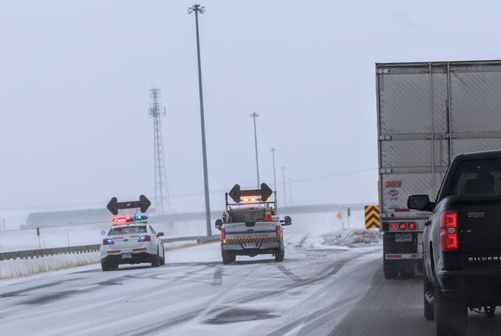 Fermeture de l’autoroute 15 à Saint-Mathieu