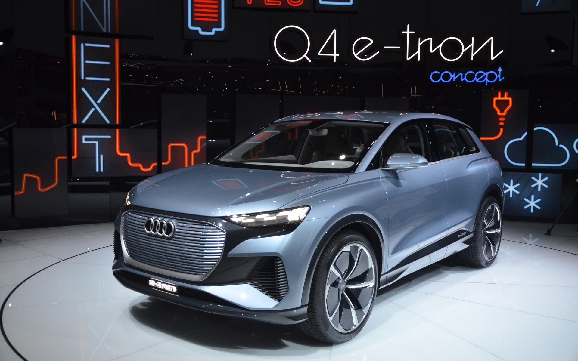 Première mondiale du Audi Q4 e-tron concept