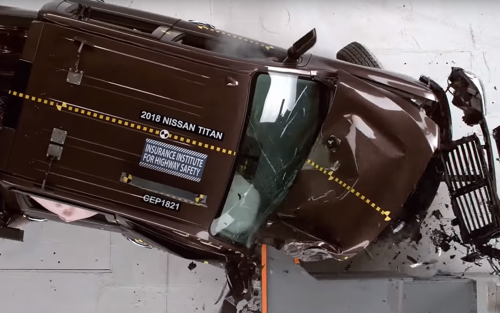 Plusieurs camionnettes échouent au test de collision côté passager