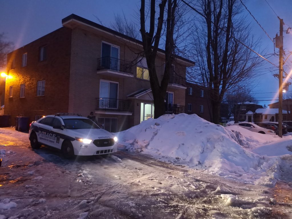 Opération policière à Saint-Hubert