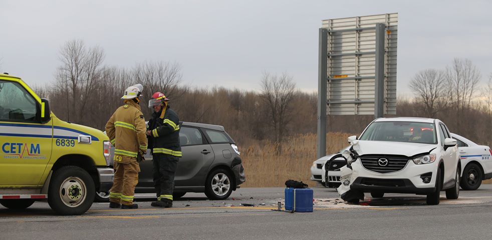 Un accident fait une blessée à La Prairie