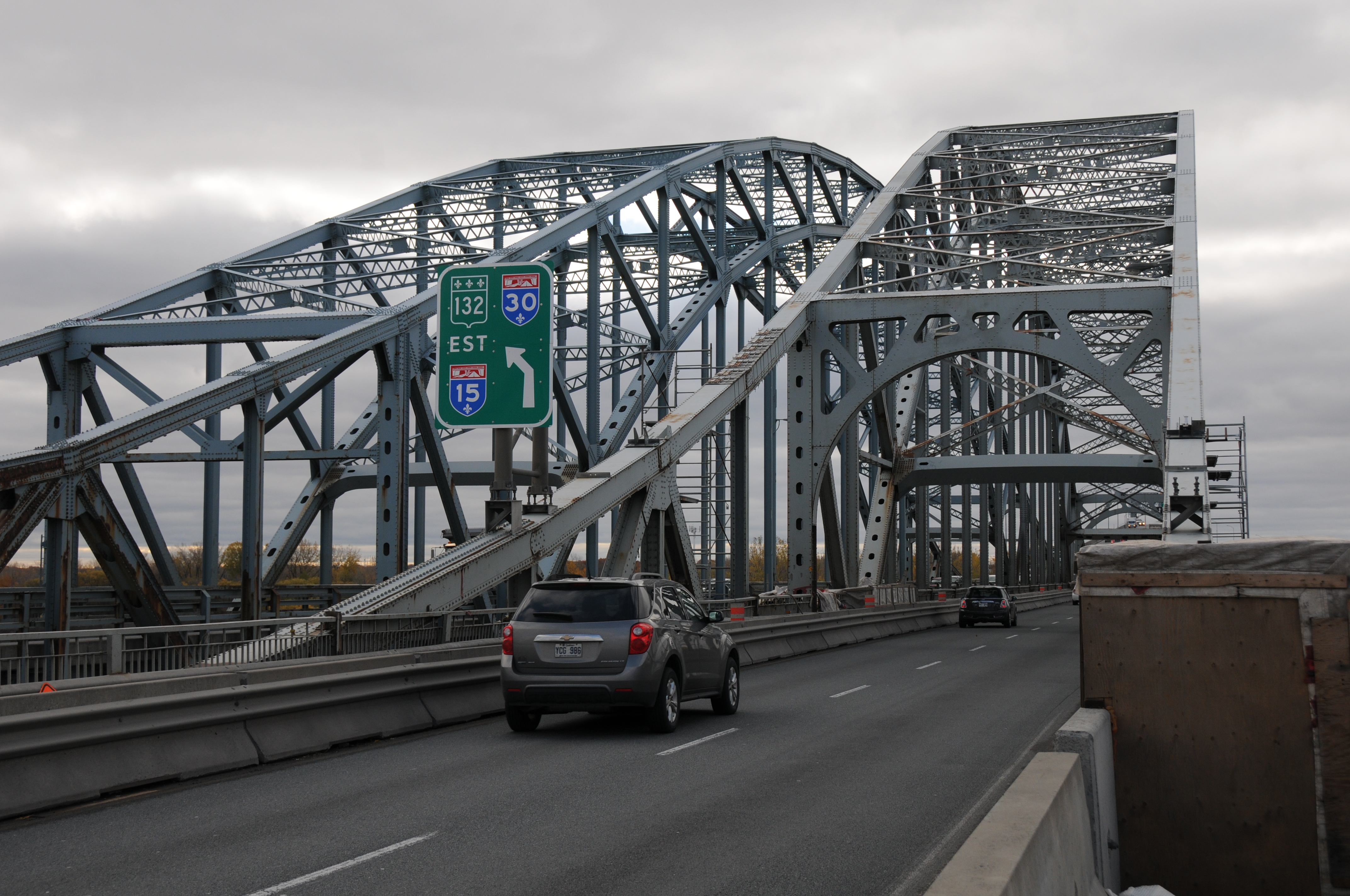 Une voie fermée ce week-end au pont Mercier