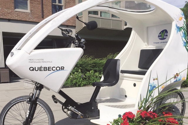 Les aînés peuvent profiter de balades en vélo