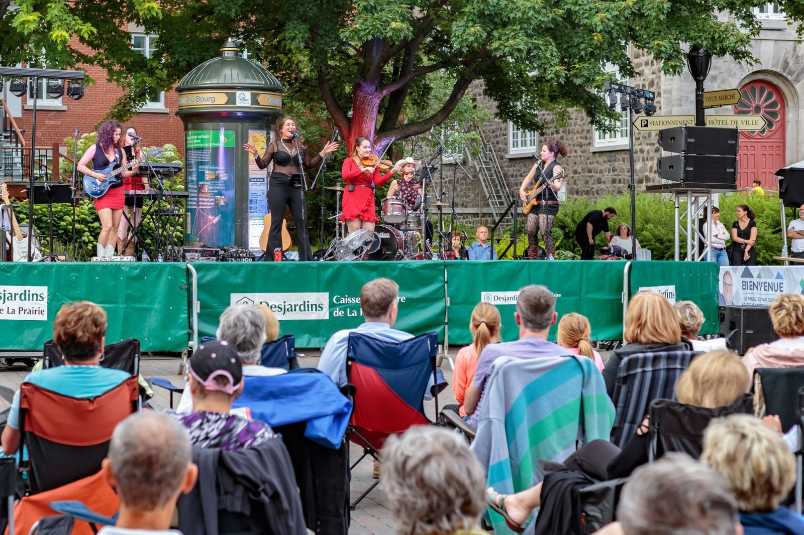 Spectacles sur scène et films projetés à La Prairie