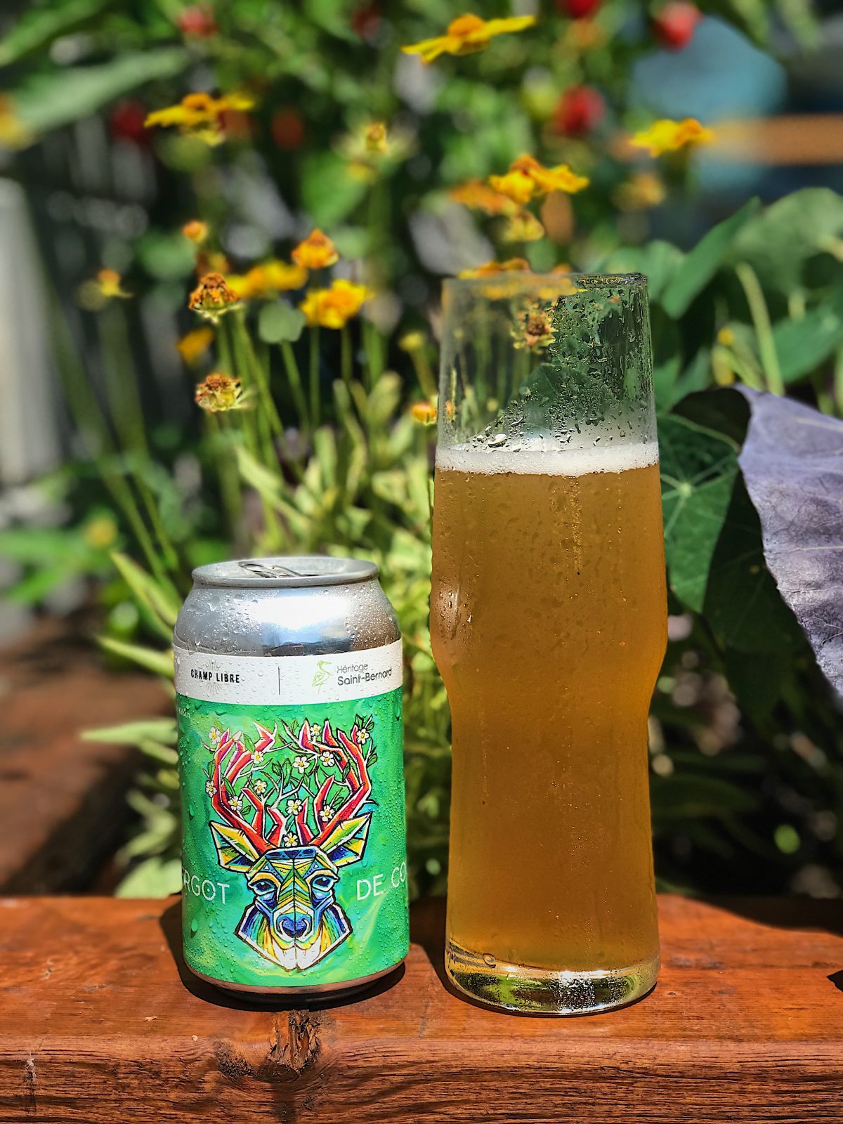 Une bière brassée à la santé de Dame nature