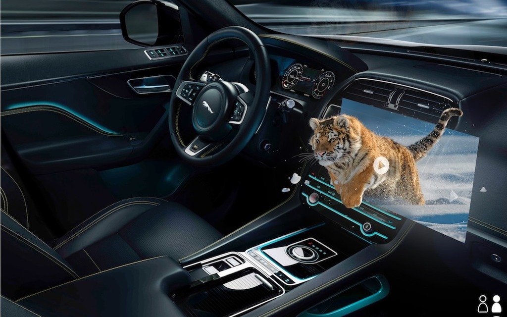 Jaguar Land Rover développe une technologie 3D super cool