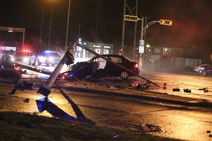 Un chauffard de 18 ans provoque une collision à Sainte-Catherine