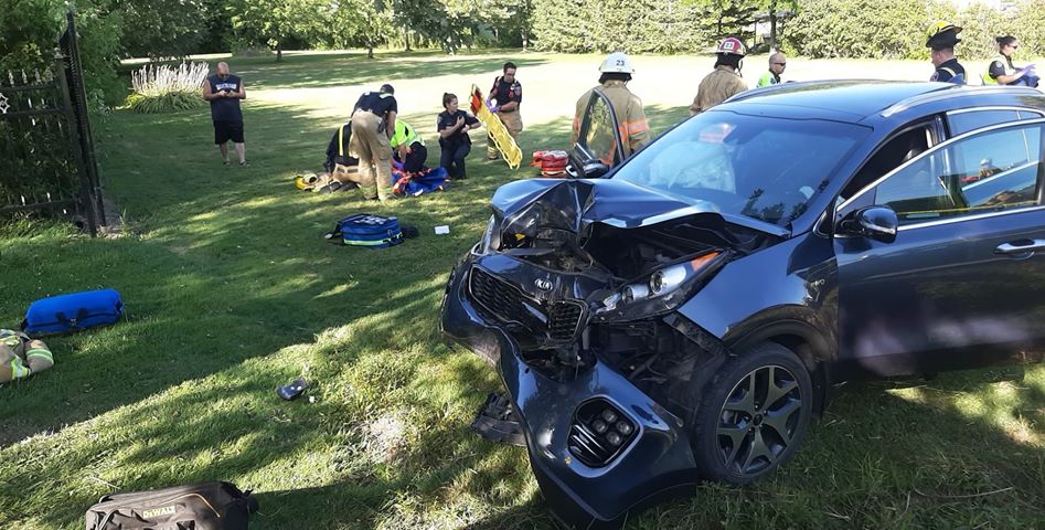 Blessés mineurs dans une collision à Saint-Constant