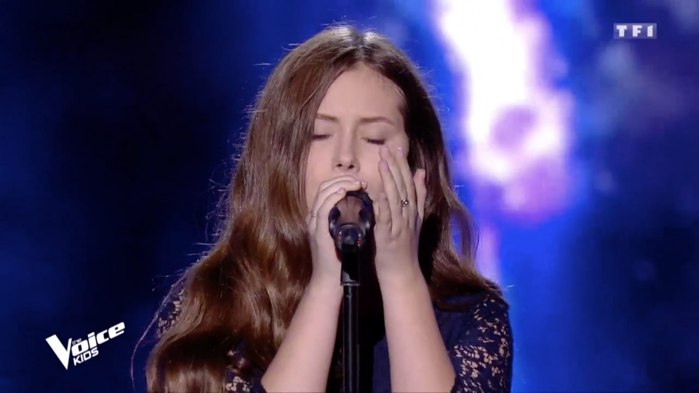 Amélie Paradis fait fureur à The Voice Kids France