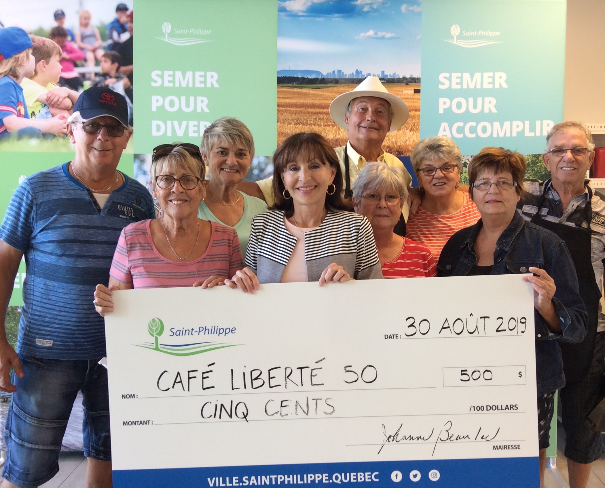 Saint-Philippe renouvèle son soutien financier à l’organisme Café Liberté 50