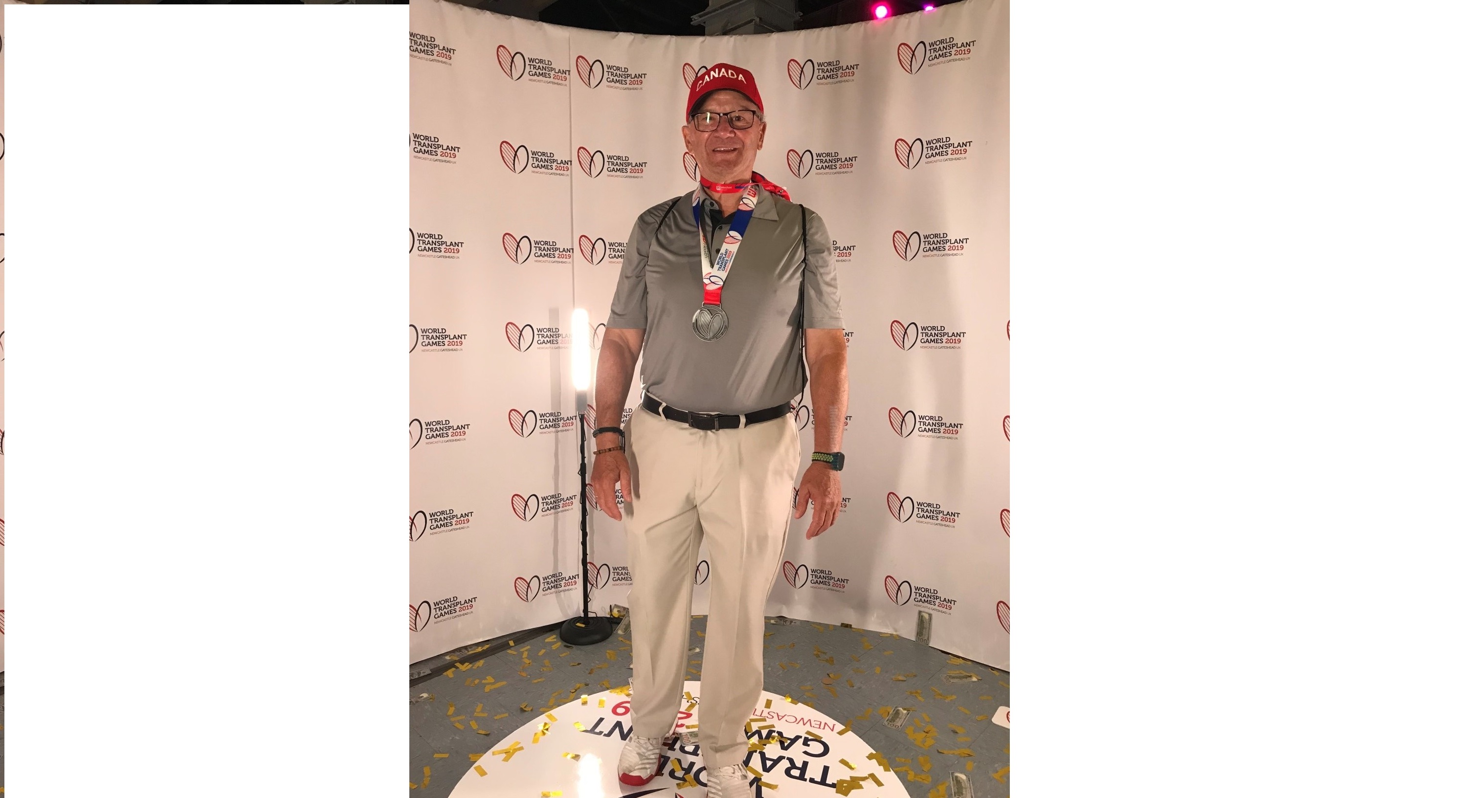 Jeux mondiaux des transplantés : une médaille d’argent pour Yvan Provencher