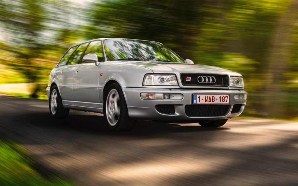 Cette vieille Audi familiale à vendre a tout pour plaire