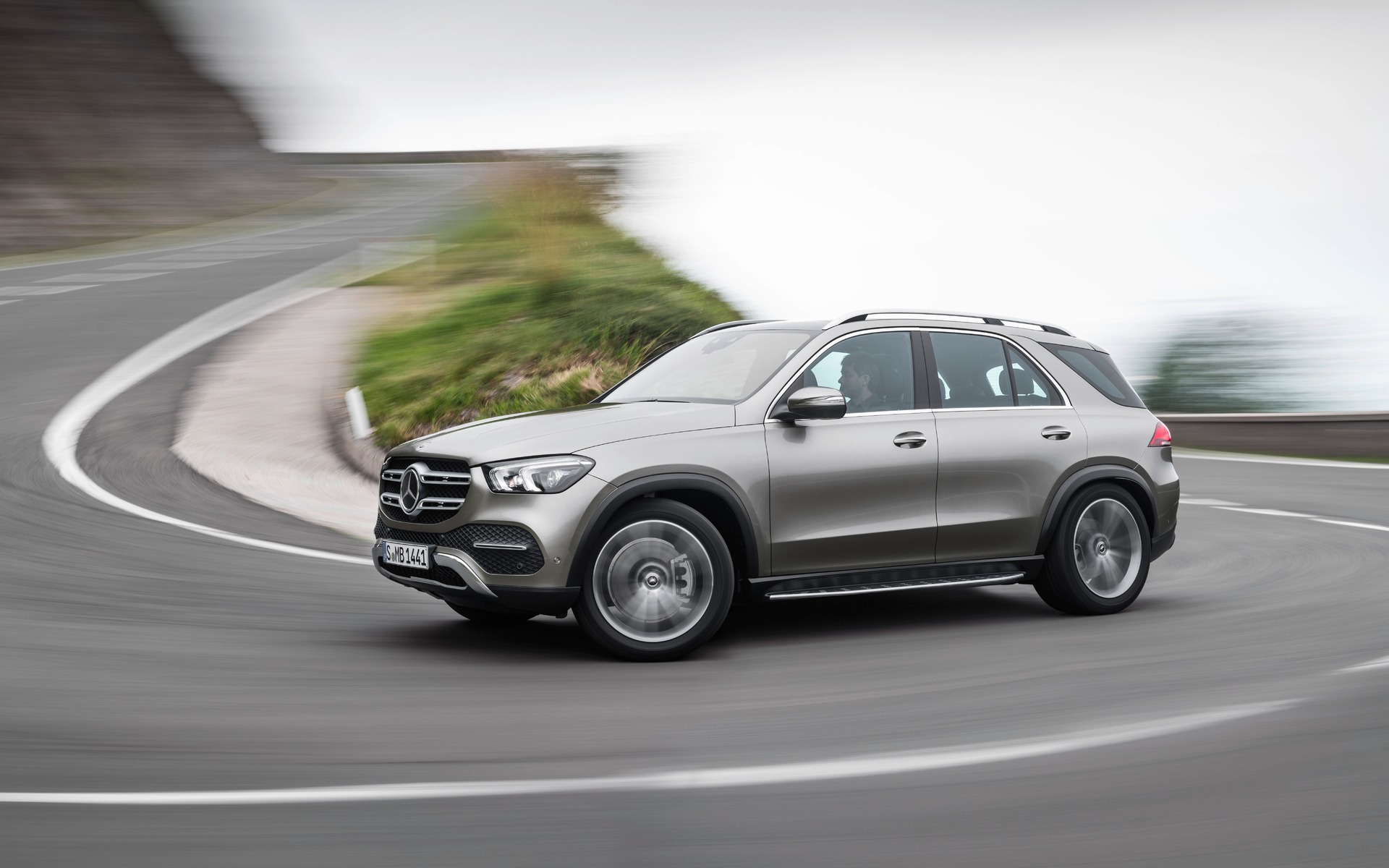 Le Mercedes-Benz GLE 2020 nous attend sur la piste