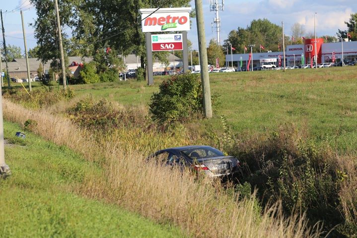 Malaise au volant sur la route 132 à Saint-Constant