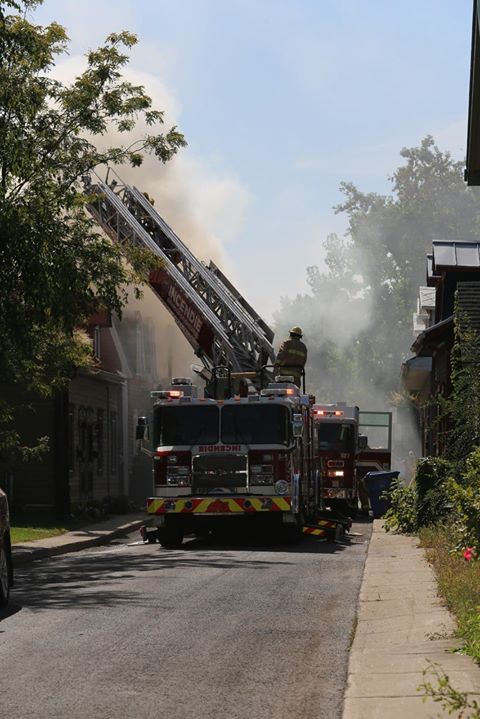 Incendie dans le Vieux-La Prairie : une dame témoigne