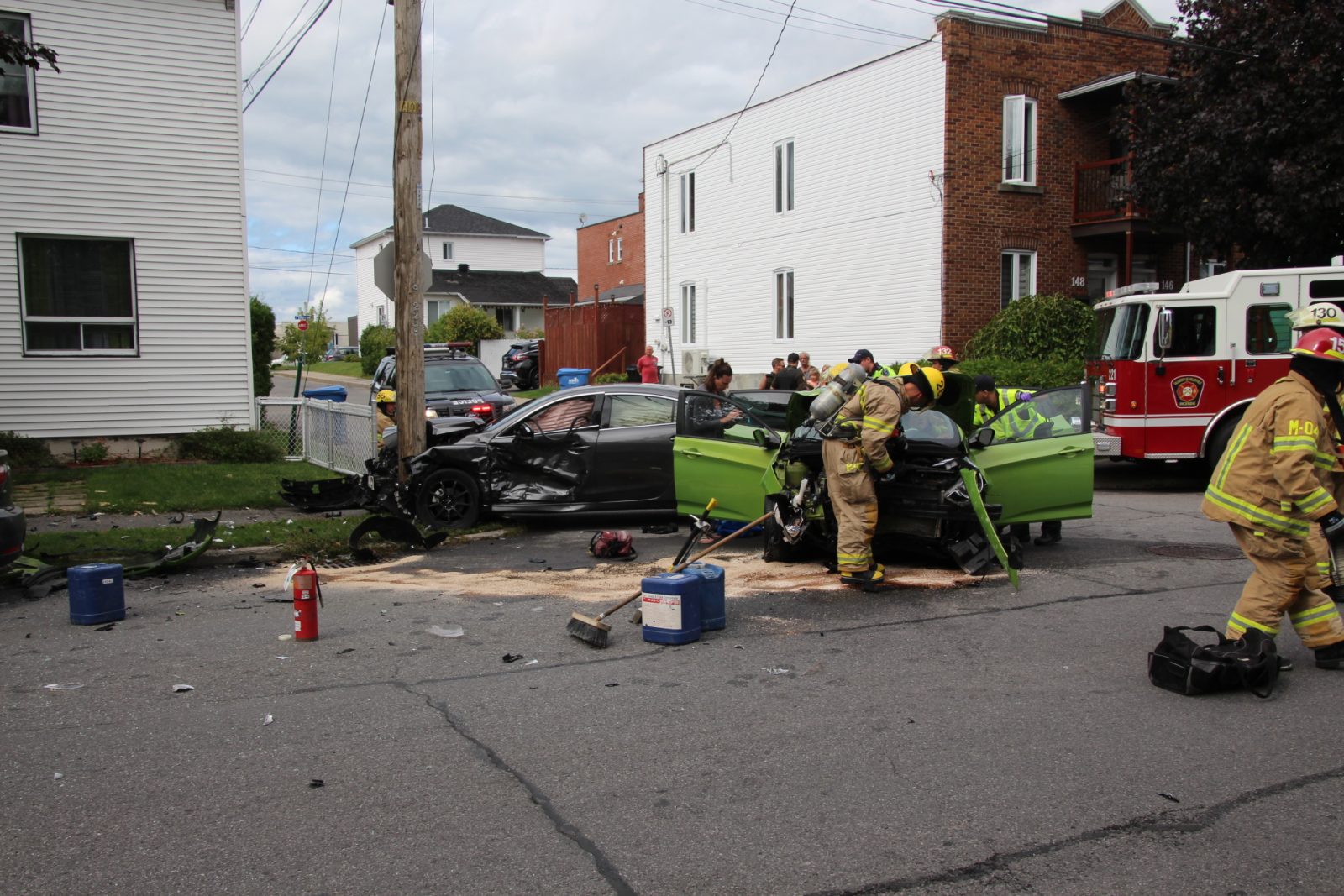 Trois blessés au centre-ville