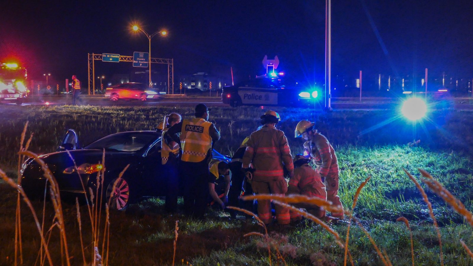 Collision impliquant deux véhicules sur l&rsquo;autoroute 30