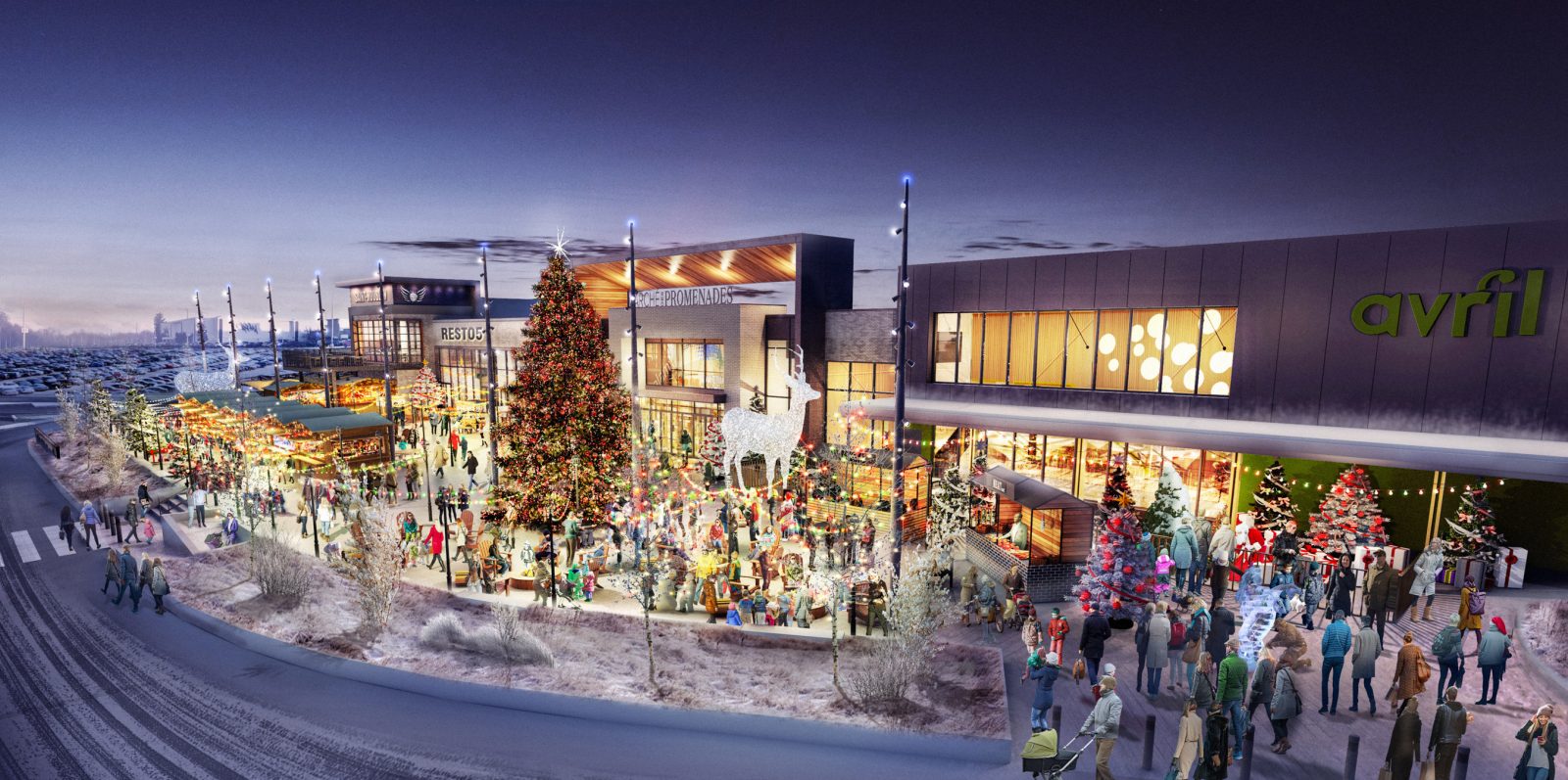 Cadillac Fairview dévoile le plan de son Marché des Promenades