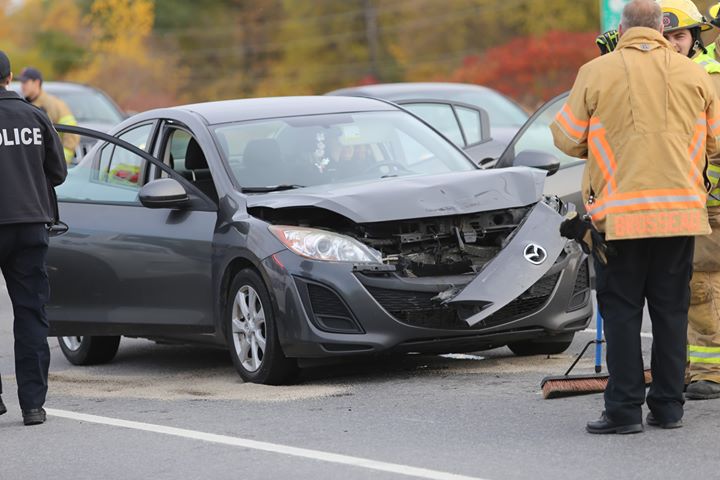Tamponnage sur la route 132