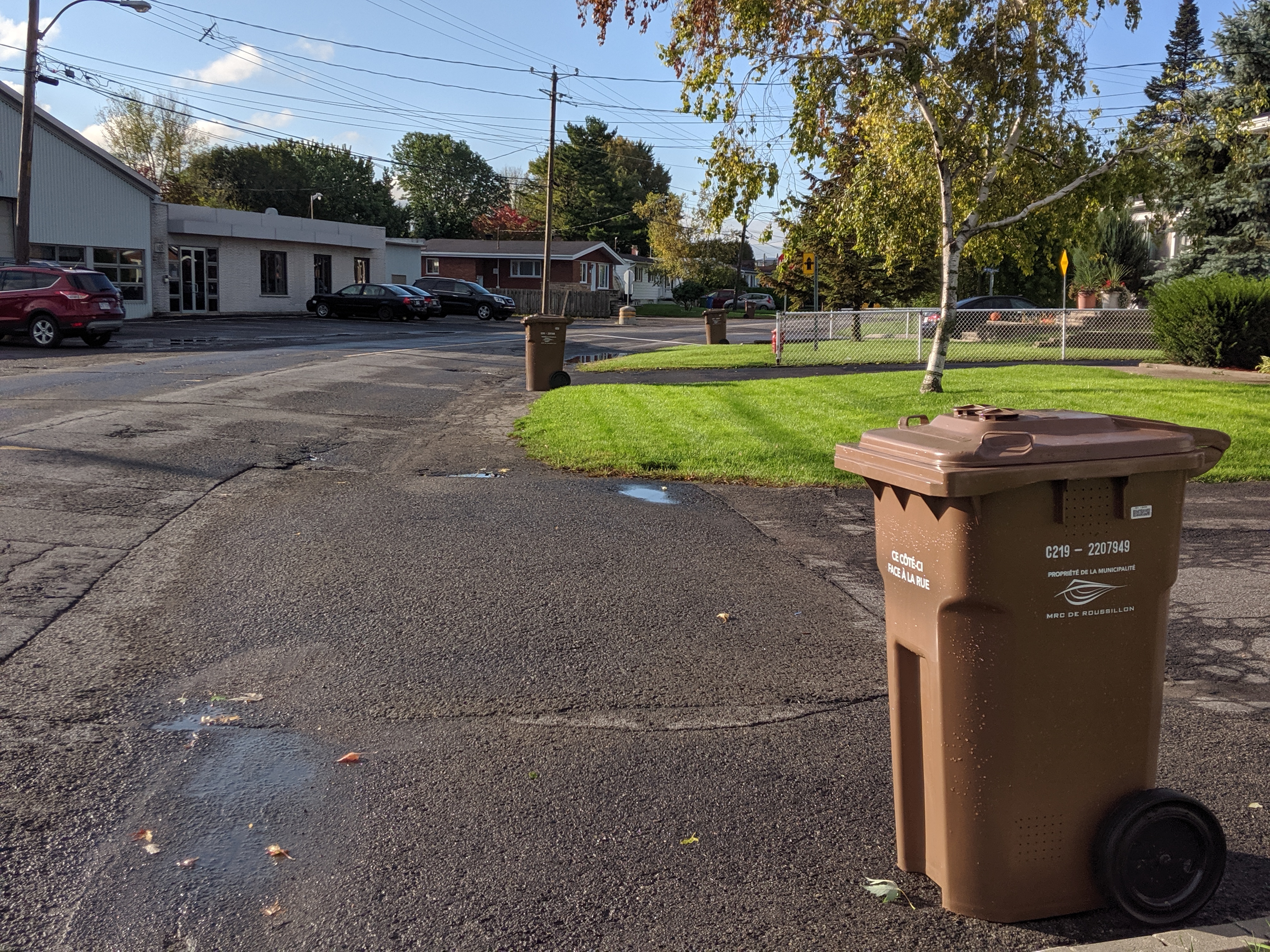La quantité de déchets a diminué du tiers en trois mois grâce au bac brun