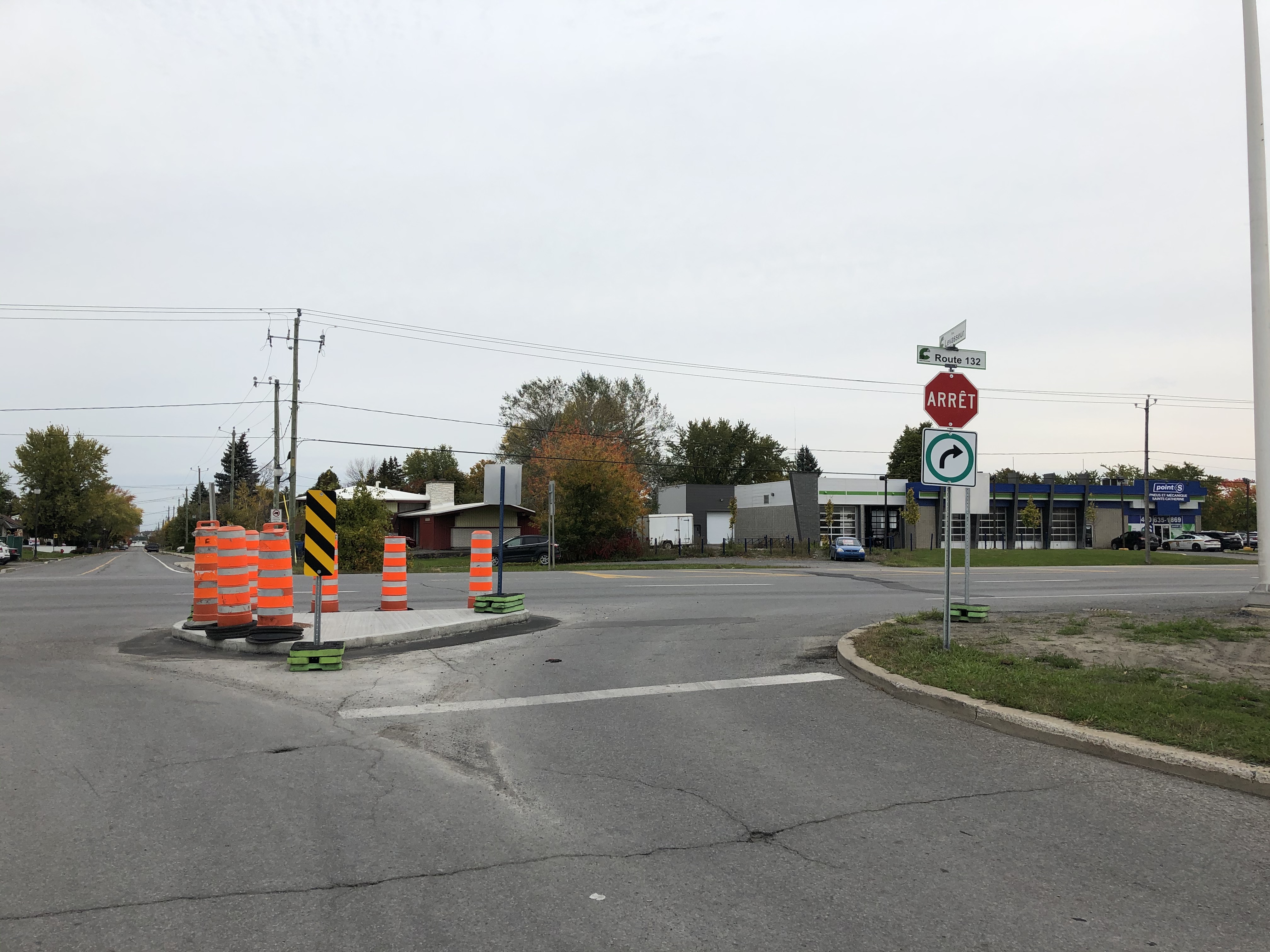 L&rsquo;accès à la rue Levasseur limité à Saint-Constant
