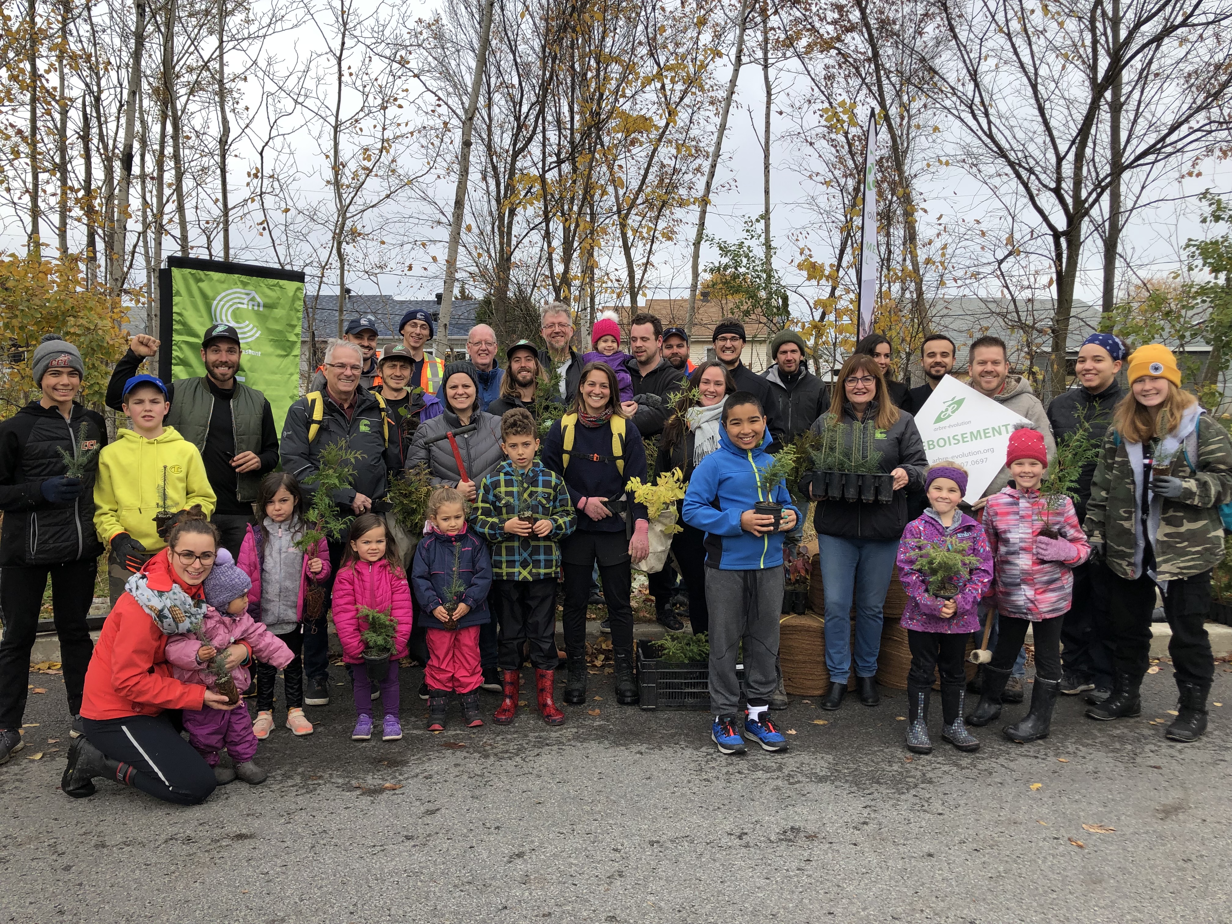 Plus de 1 500 nouveaux arbres à Saint-Constant