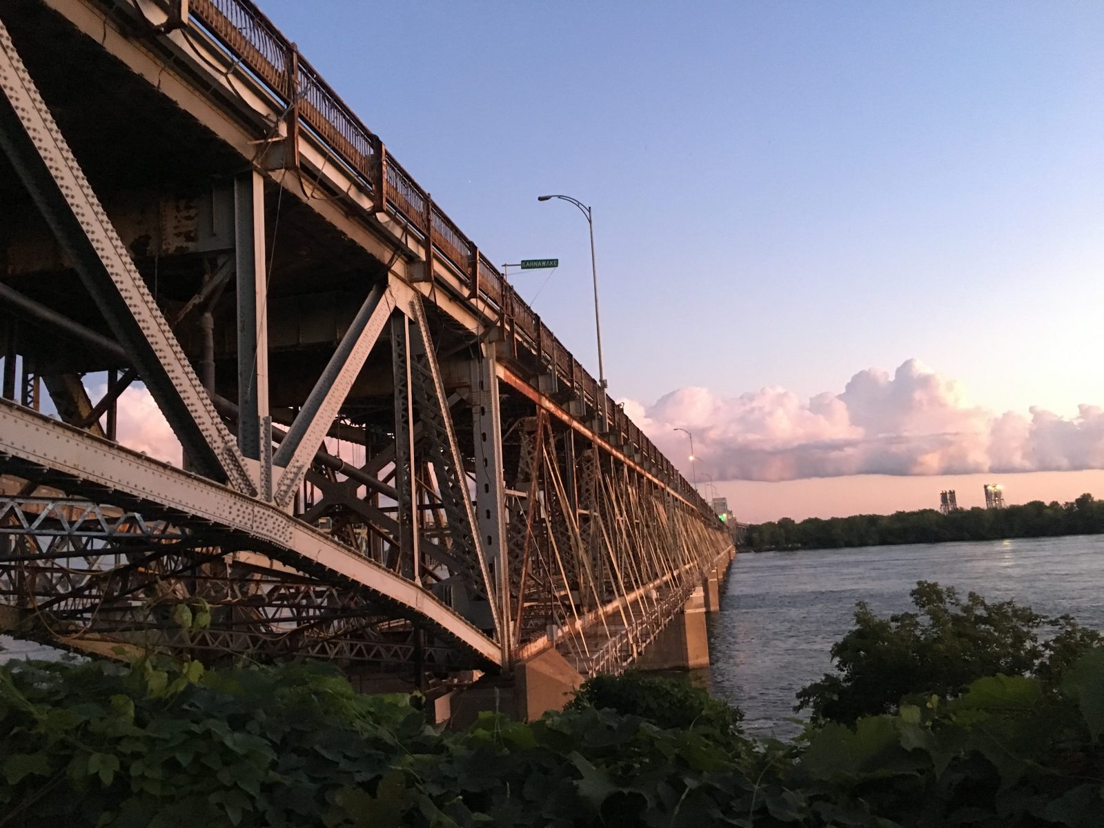 Travaux de nuit au pont Mercier