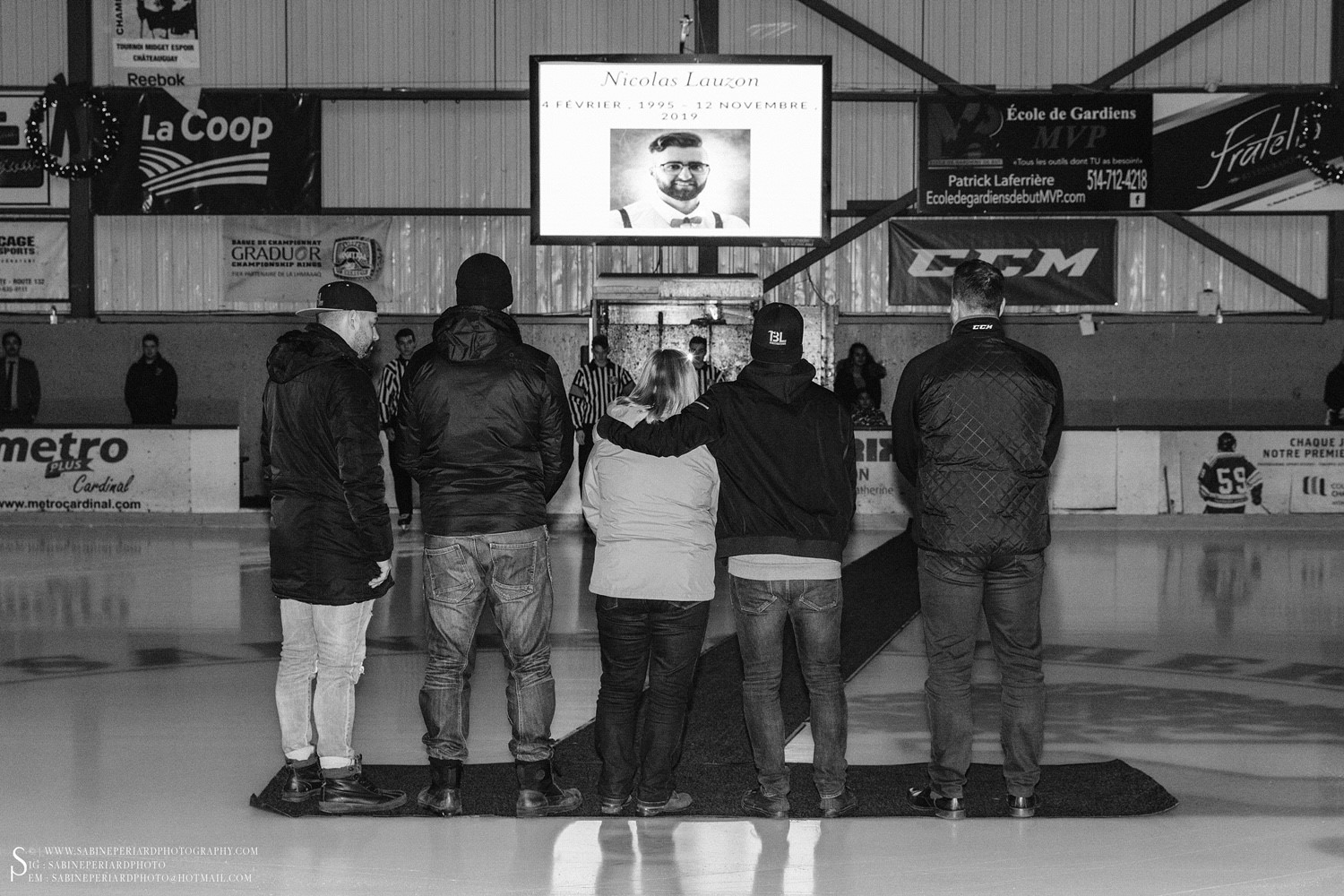 Photos de l’hommage des Riverains à Nicolas Lauzon
