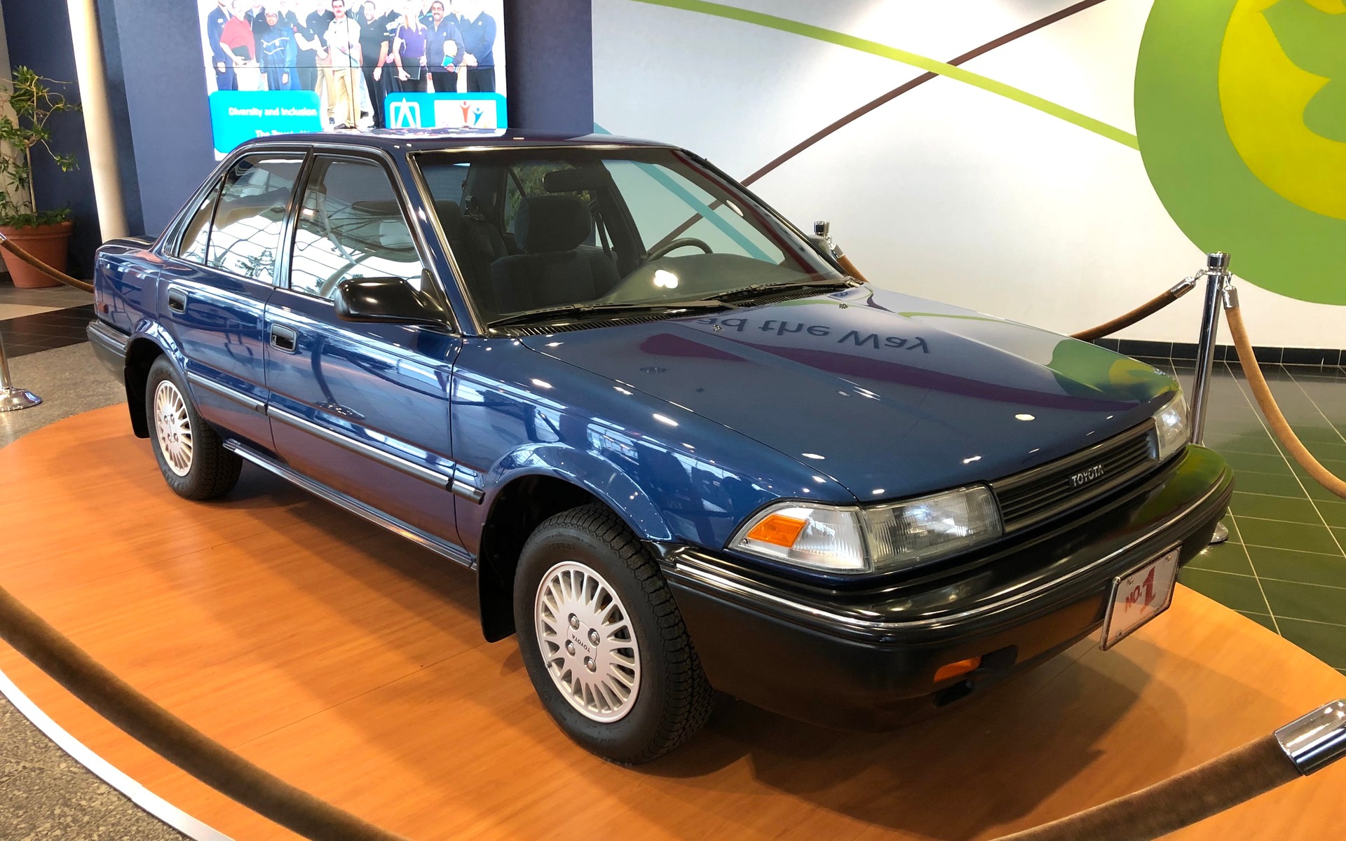 On a vu la première Toyota Corolla assemblée au Canada