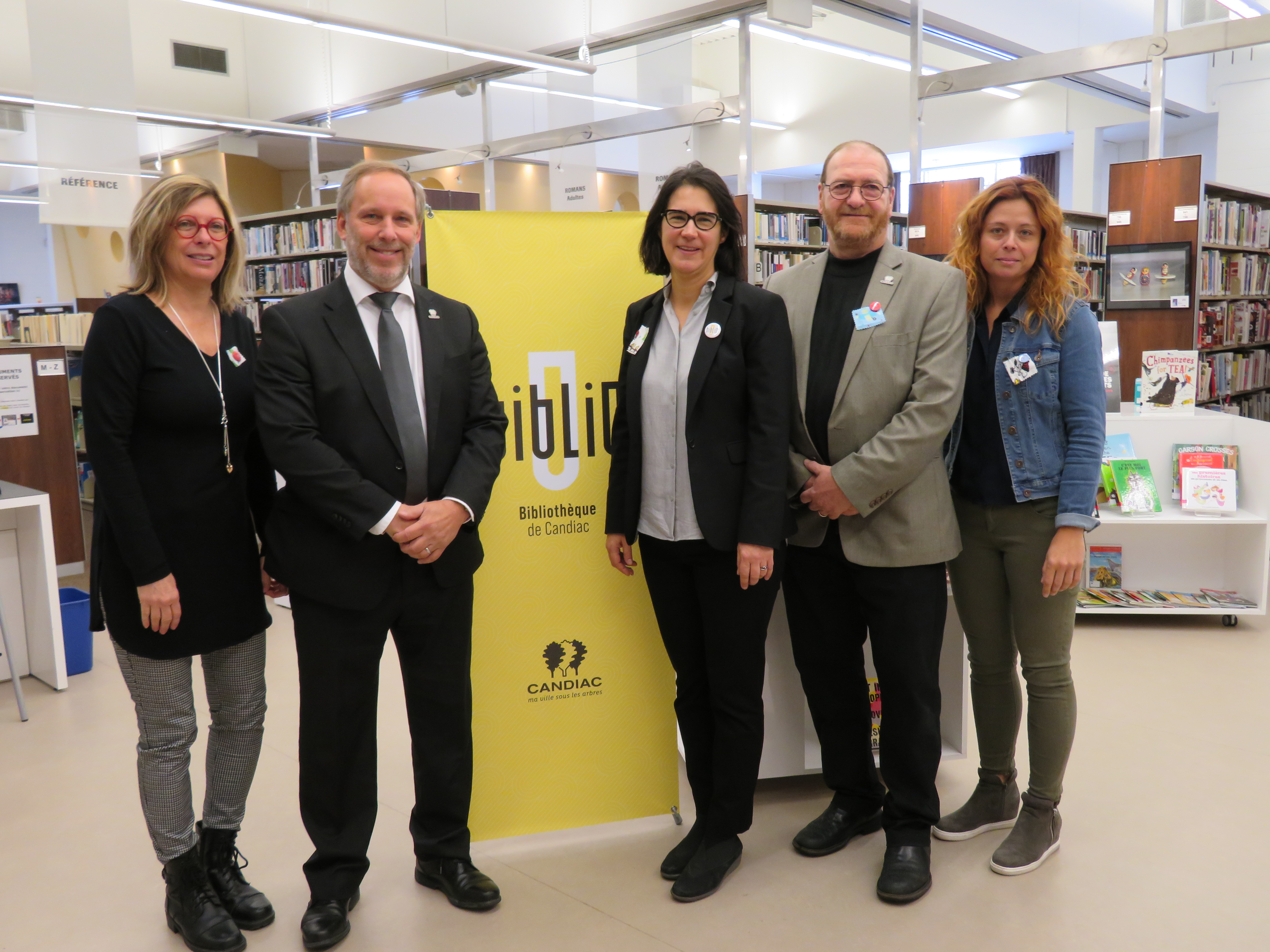 Logo, nouveau site Web et concours pour la bibliothèque de Candiac