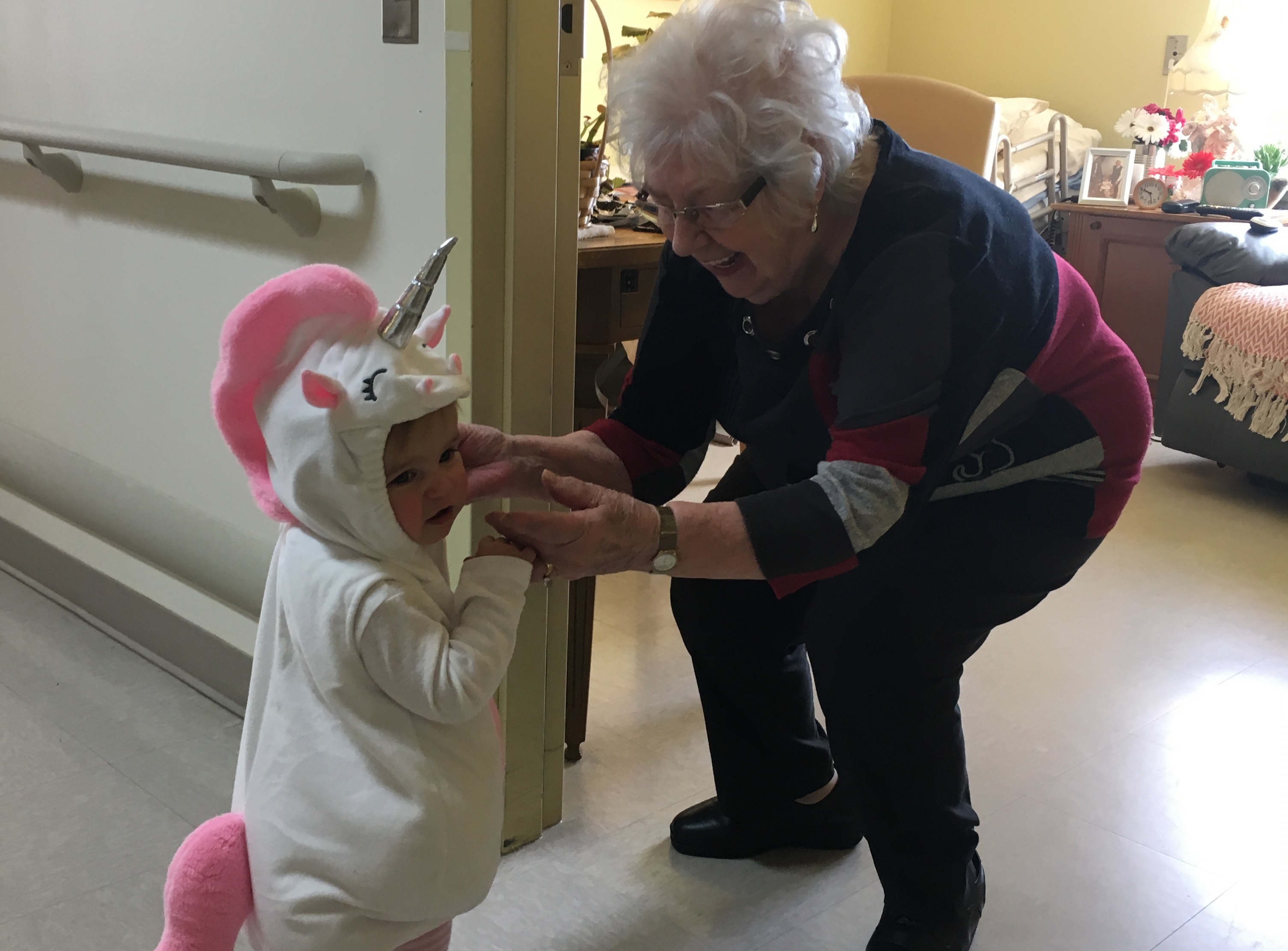 L&rsquo;Halloween donne lieu à une rencontre intergénérationelle