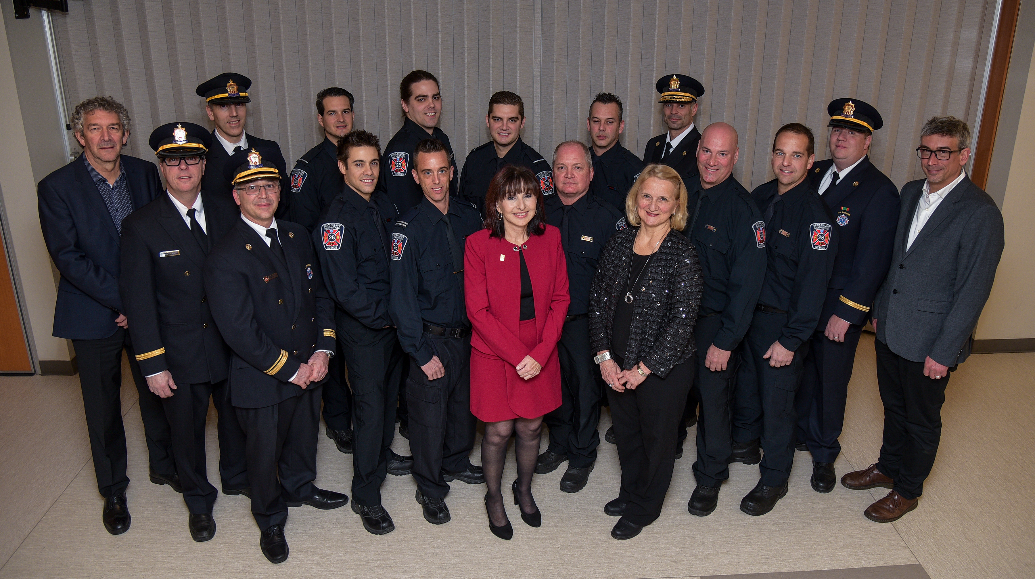 Le travail de 12 pompiers de Saint-Philippe-Saint-Mathieu reconnu