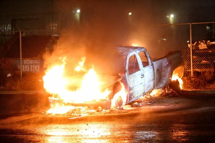 Véhicule incendié à Candiac