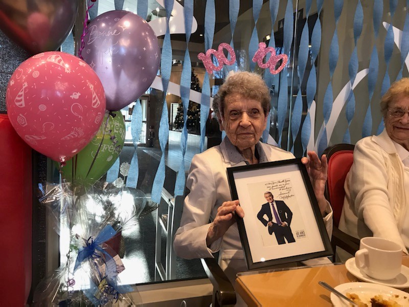 Une première centenaire célébrée au Domaine le Roussillon